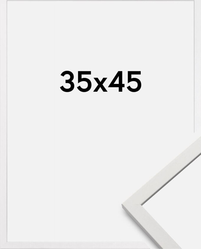 Ramme Edsbyn Akrylglass Hvit 35x45 Cm
