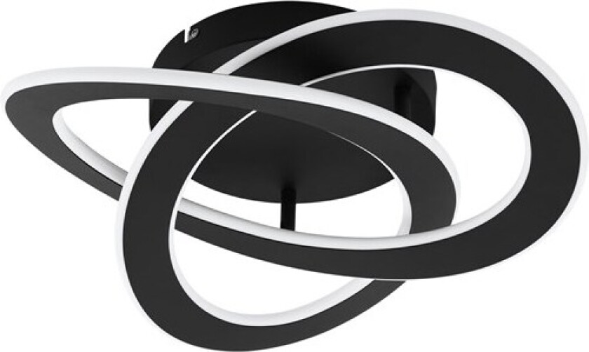 Roncade, 1 ampuller, LED, 4000 K, 5500 lm, IP20, Sort, Hvit