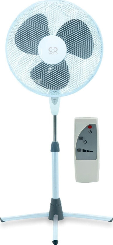 FFA4058RC VICCIO GULVVIFTE MED FJERNKONTROLL HVIT