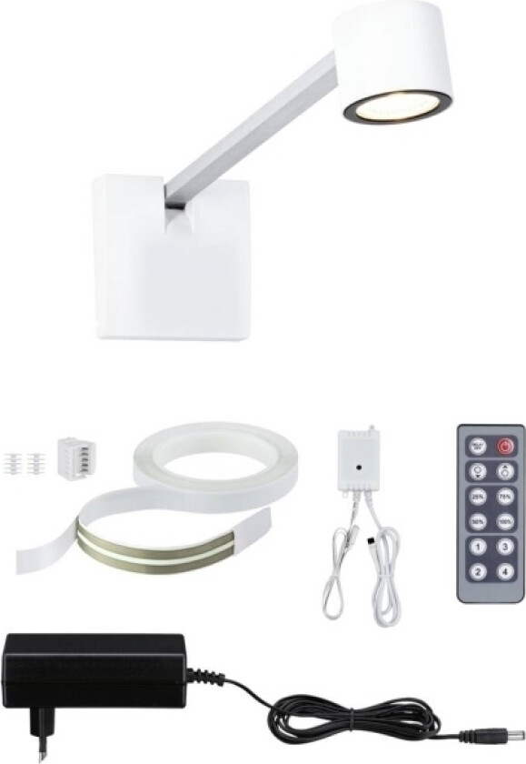 Adelia SET 95576 LED-billedbelysning 4.5 W LED (RGB) Aluminium (børstet)