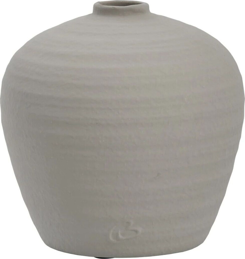 Catia vase 20 cm Sølvgrå