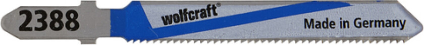 wolfcraft GmbH 2388000, Stikksagblad, Ikke-jernholdig metall, Rustfritt stål, Rustfri stålplate (tynn), Bimetall, 5 cm, 1,2 mm, 3 mm