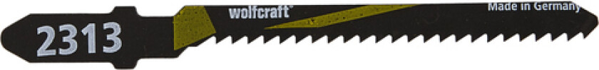 wolfcraft GmbH 2313000, Stikksagblad, Sponplate, Kryssfiner, Mykt tre, High Carbon Steel (HCS), 5 cm, 2 mm, 2 cm