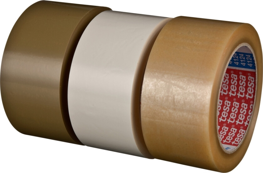Tesapack Premium 4124 - Pakketape - 75 mm x 66 m - PVC - transparent
