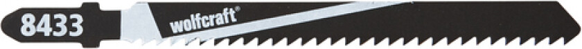 wolfcraft GmbH 8433000, Stikksagblad, Mykt tre, High Carbon Steel (HCS), 7,5 cm, 2,5 mm, 4 cm