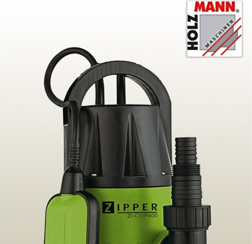 Zipper ZI-CWP400, 400 W, Sort, Grønn