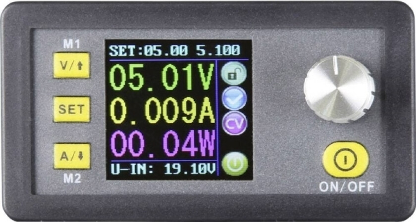 Joy-it JT-DPH5005 laboratoriestrømforsyning, justerbar 0 - 50 V 0 - 5 A 250 W skruterminaler fjernkontrollerbar, programmerbar, slank design Antall u