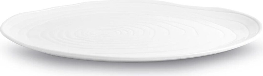 Boulogne tallerken oval 20x34 cm Hvit