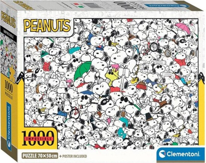 Puzzle 1000el Compact Impossible Peanøtter 39804