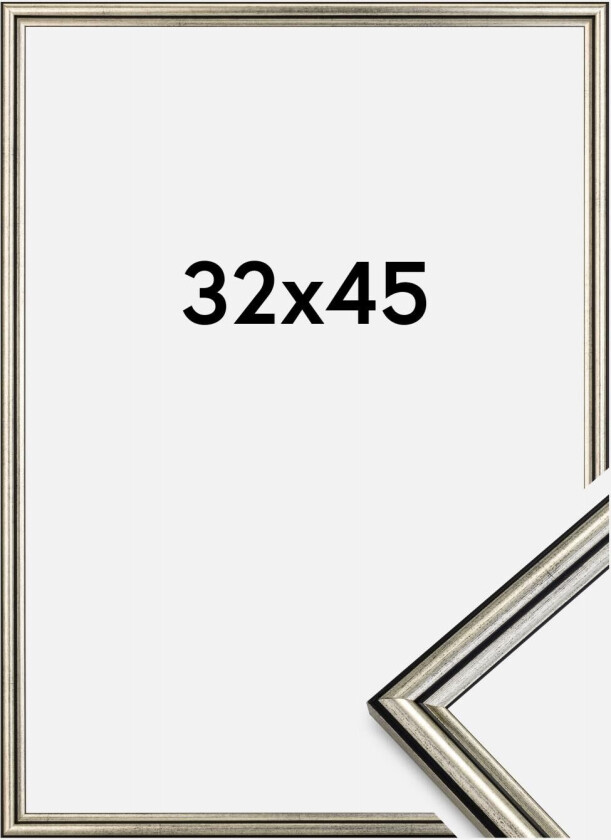 Ramme Horndal Akrylglass Sølv 32x45 Cm