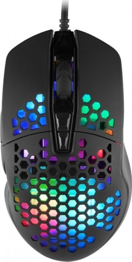 C-TECH Scarab/Gaming/Optisk/Kablet USB/Sort
