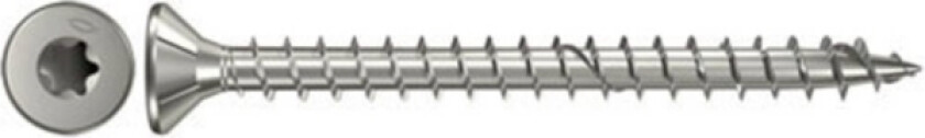 Fischertechnik Fischer 657278 Spånpladeskruer 4 mm 30 mm Invendig sekskant, Indvendig multitand, TX, Torx, T-profil Rustfrit stål V4A Rustfri 200 stk