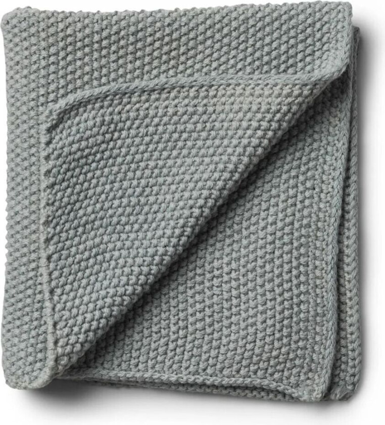 Knitted oppvaskklut 28 x 28 cm Stone