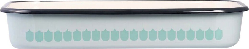 Vappu emaljert ildfast form 19 x 32 cm Green