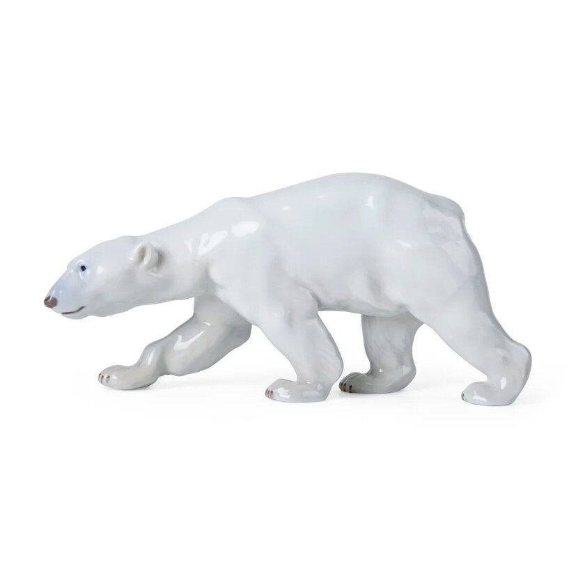 dekorasjon gående isbjørn 14 cm