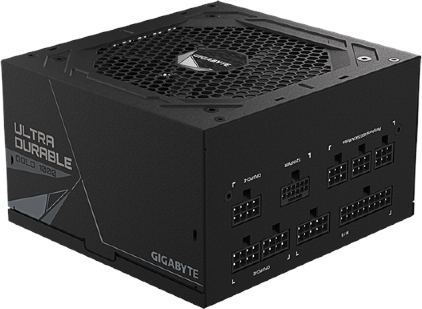 Gigabyte UD1000GM PG5, 1000 W, 100 - 240 V, 50/60 Hz, 6,5 - 15 A, Aktiv, 16 ms