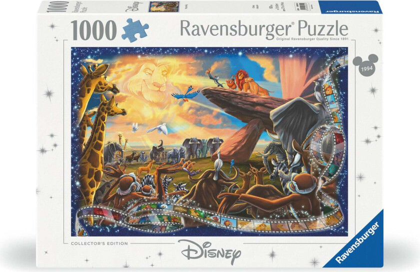 Puslespill 1000 WD Lion King Ravensburger