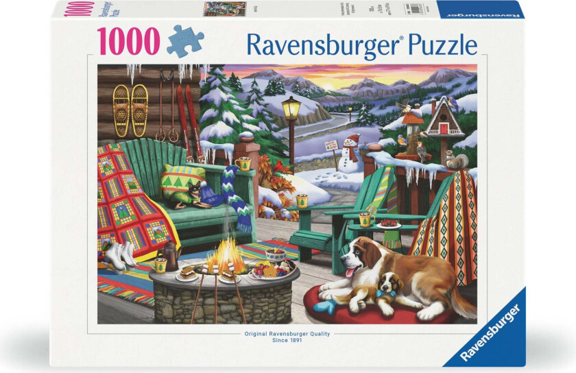 Puslespill 1000 Slappe Av Ravensburger