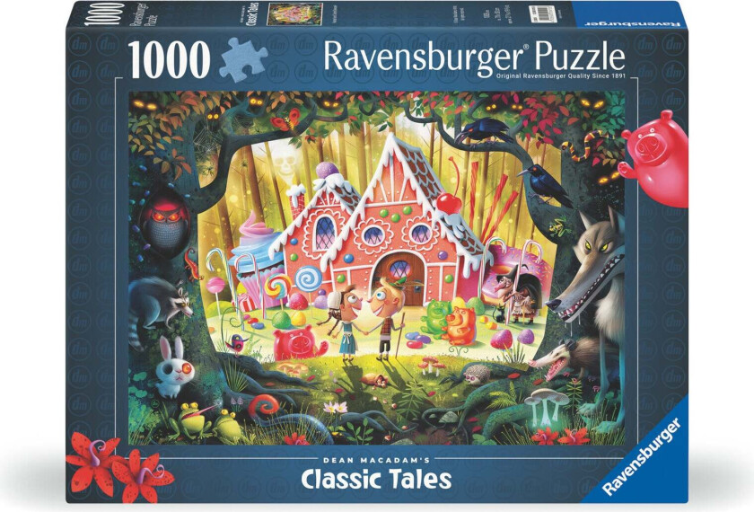 Puslespill 1000 Hans og Grete Ravensburger