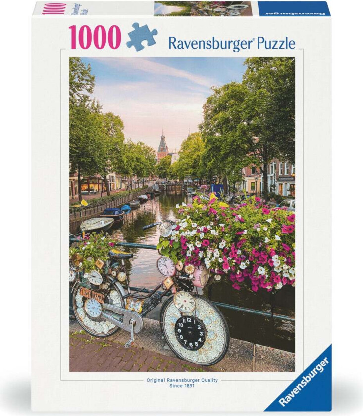 Puslespill 1000 Sykkel Amsterdam Ravensburger
