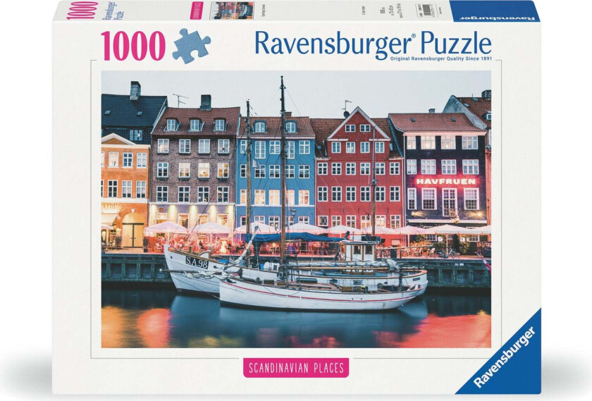 Puslespill 1000 København Ravensburger