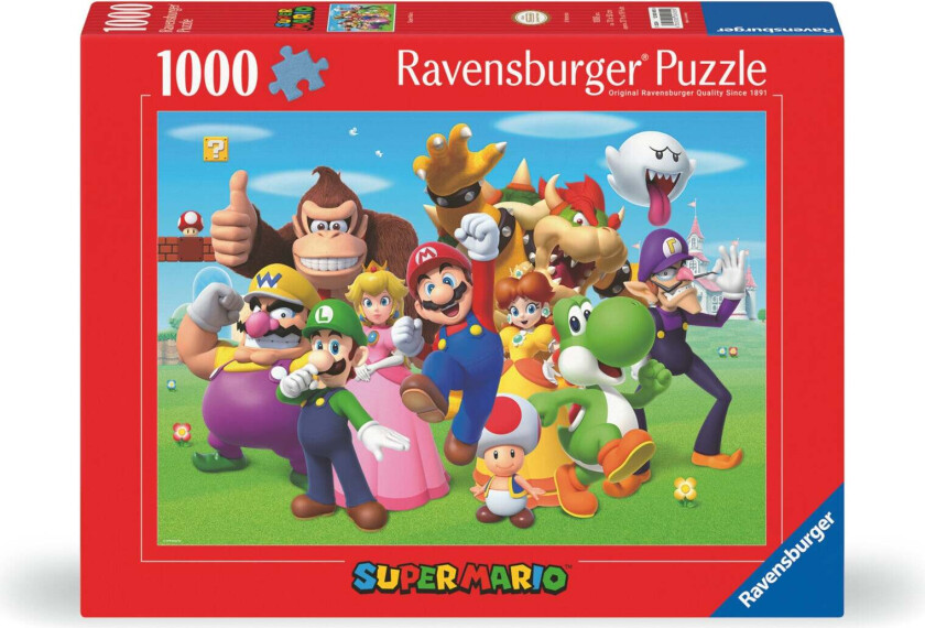 Puslespill 1000 Super Mario Ravensburger