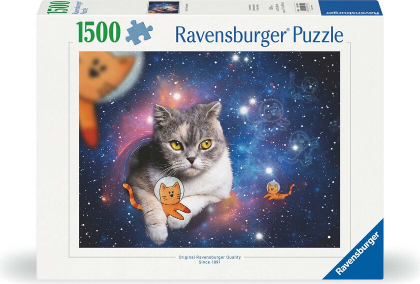 Puslespill 1500 Katter Ravensburger