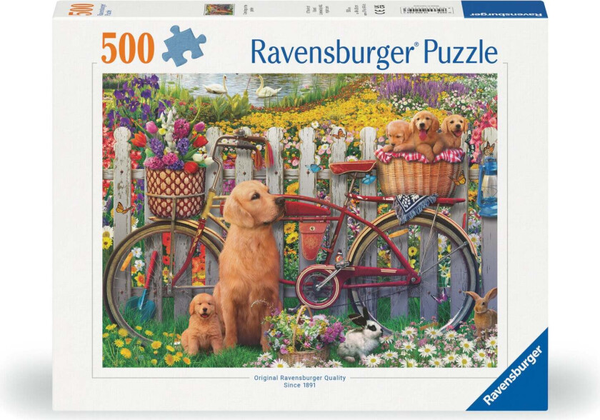 Puslespill 500 Søte Hunder Ravensburger