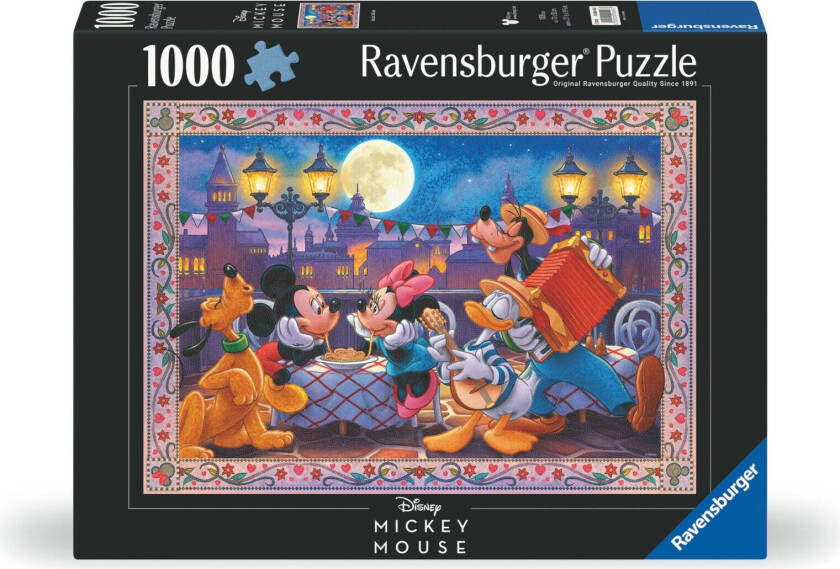 Puslespill 1000 Mikke Mus Ravensburger