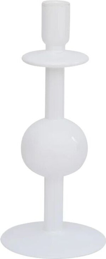Bulb lysestake 30 cm Hvit