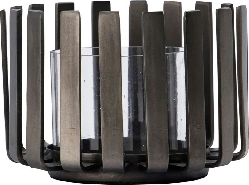 Bars telysholder Ø 10 cm Svart