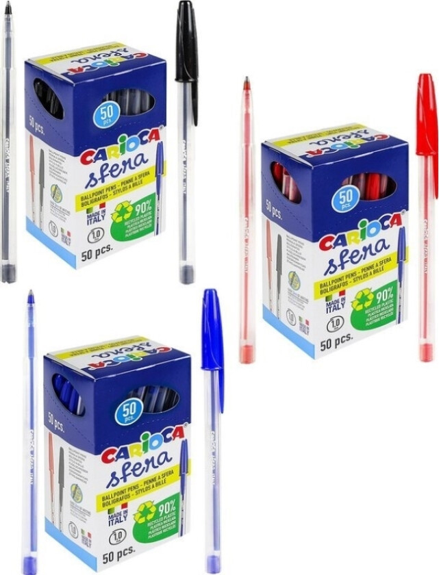 Kulepenn Blå (50Stk) Carioca