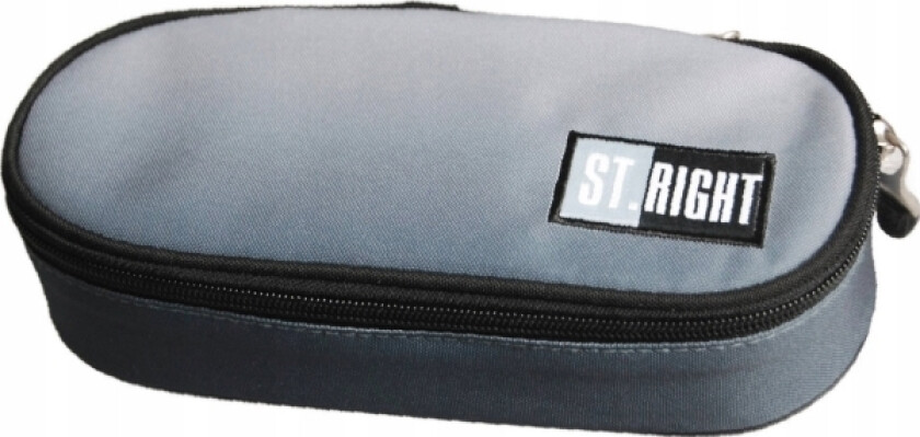 Avstivnet Pennal Med Innvendig Klaff St.Høyre Pc-01 Grå Ombre