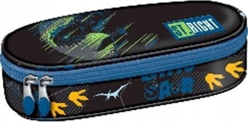 Avstivnet Pennal Med Innvendig Klaff St.Høyre Pc-01 Dinosaur