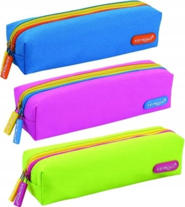 Penal, Tubepose, Keyroad, 2 Lommer, Mix, Pris For 1 Stk