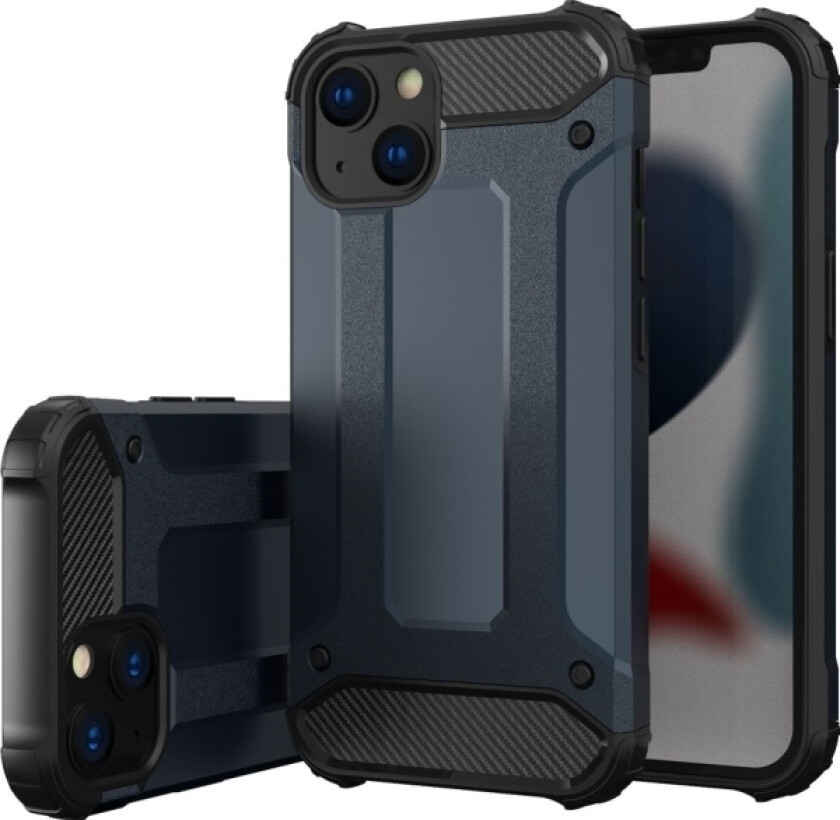 Hybrid Armor Pansret Hybriddeksel Til Iphone 13 Mini Blå