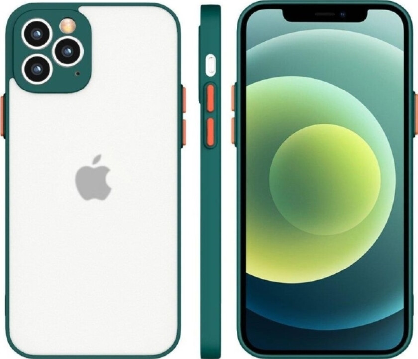 Milky Case Silikon Fleksibelt Gjennomsiktig Deksel Til Samsung Galaxy A42 5G Mørkegrønn