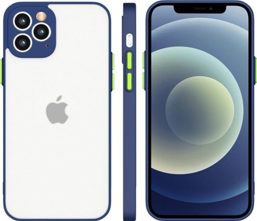 Milky Case Silikon Fleksibelt Gjennomsiktig Deksel Til Samsung Galaxy S21+ 5G (S21 Plus 5G) Marineblå