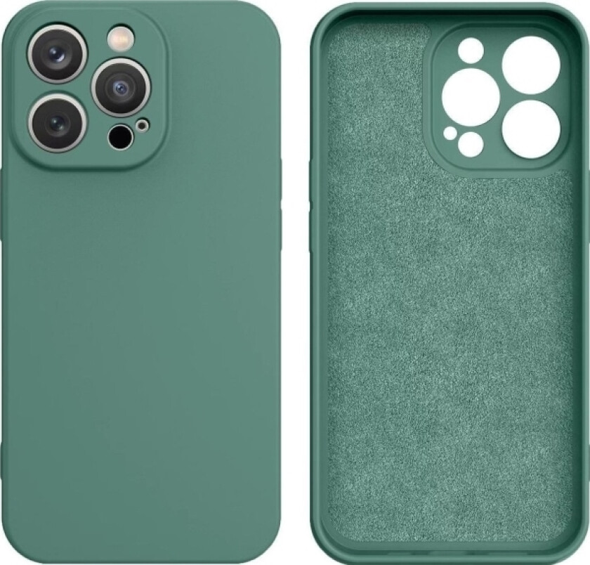 Silikondeksel Til Samsung Galaxy A14 5G / Galaxy A14 Silikondeksel Grønt