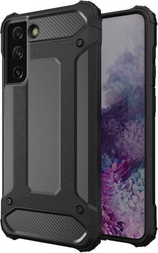 Hybrid Armor Pansret Hybriddeksel Til Samsung Galaxy S22+ (S22 Plus) Svart