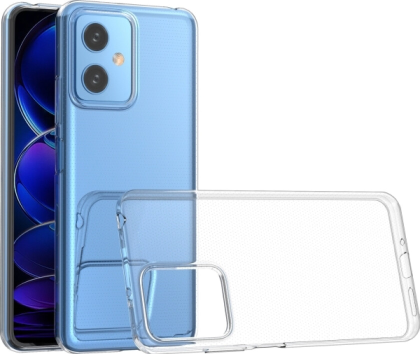 Ultra Clear 0,5 Mm Veske Xiaomi Poco X5 5G / Redmi Note 12 5G Tynt Deksel Gjennomsiktig
