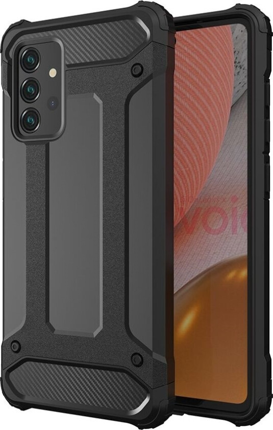 Hybrid Armor Pansret Hybriddeksel Til Samsung Galaxy A72 4G Svart