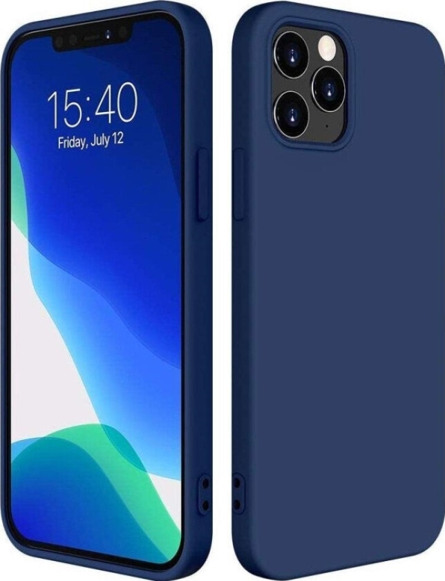 Silikondeksel Fleksibelt Silikondeksel Til Iphone 13 Pro Blå