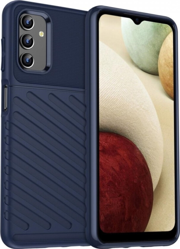 Thunder Case Fleksibelt Pansret Deksel Til Samsung Galaxy A13 5G Blå