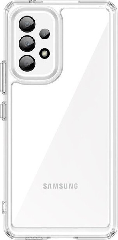 Outer Space-Deksel Til Samsung Galaxy A53 5G Deksel Med Fleksibel Ramme Gjennomsiktig