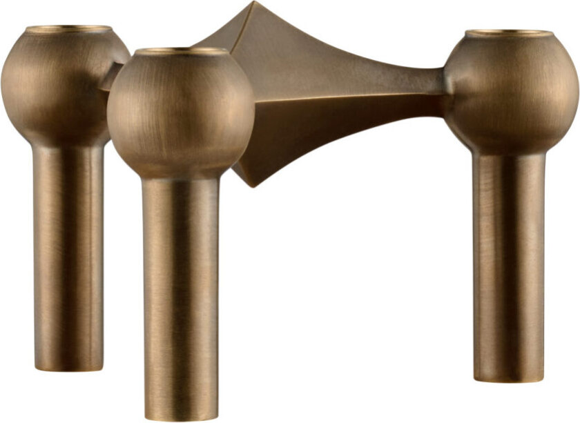 Nagel lysestake Bronzed brass