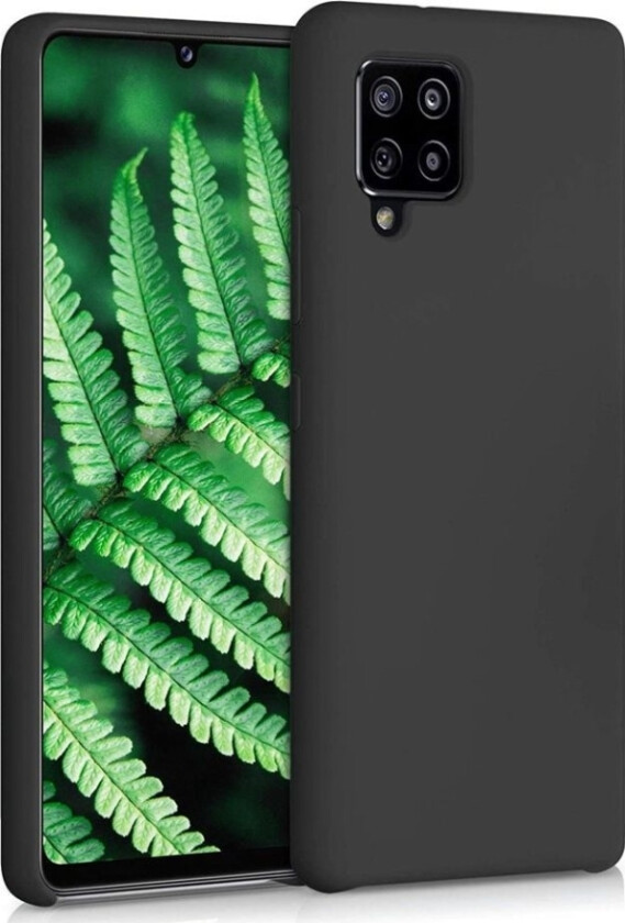 Silikonetui Fleksibelt Silikondeksel Til Samsung Galaxy A42 5G Svart