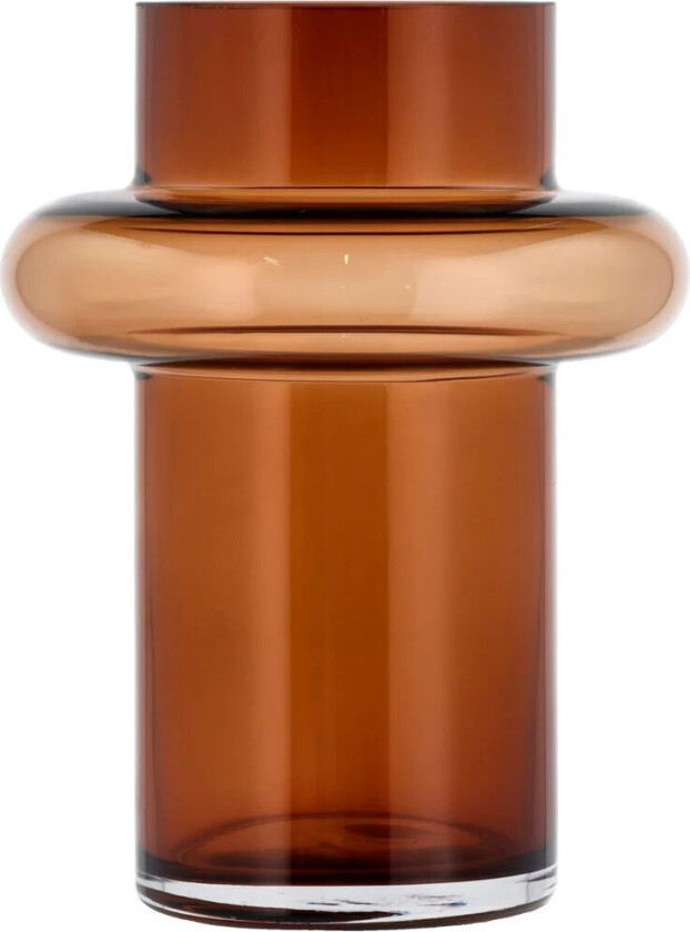 Tube glassvase 20 cm Amber