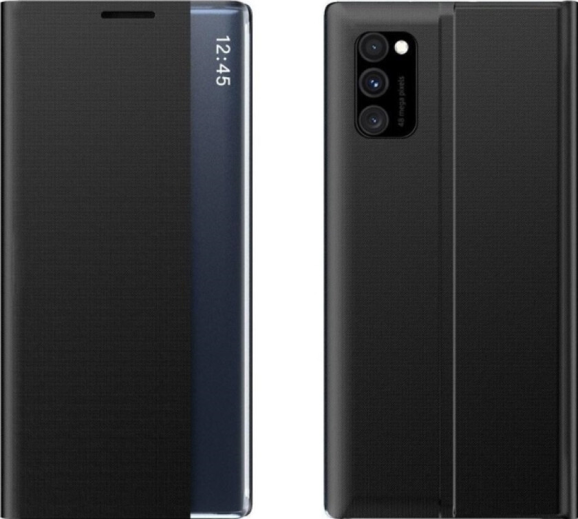 Ny Sleep Case Cover Flip Case Med Stativfunksjon Xiaomi Redmi Note 11T 5G / Redmi Note 11S 5G / Poco M4 Pro 5Gblack