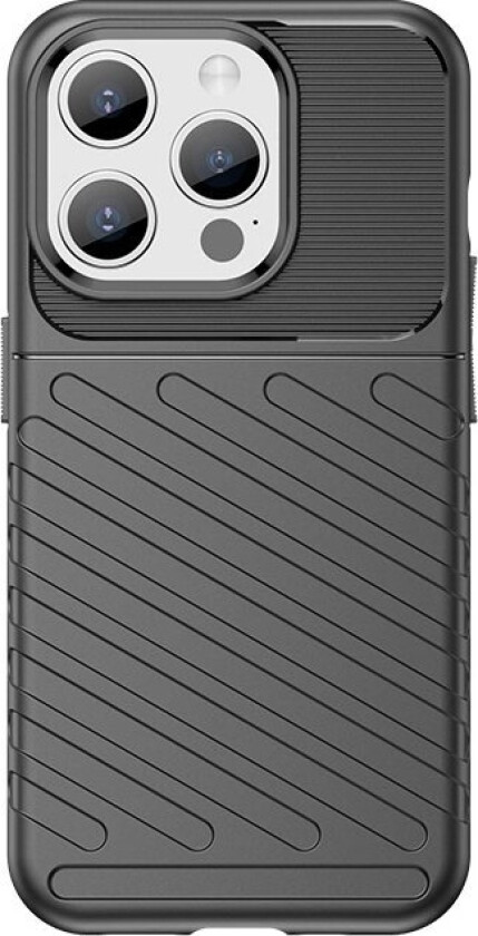 Pancerne Etui Iphone 15 Pro Thunder Case - Svart